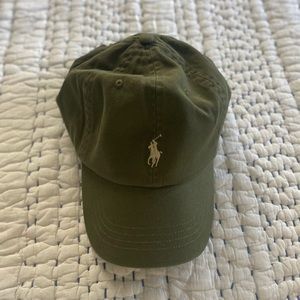 Polo Ralph Lauren Cotton Chino Ball Cap - Olive